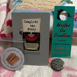 Creative Writing Set with Notebook and Accessories